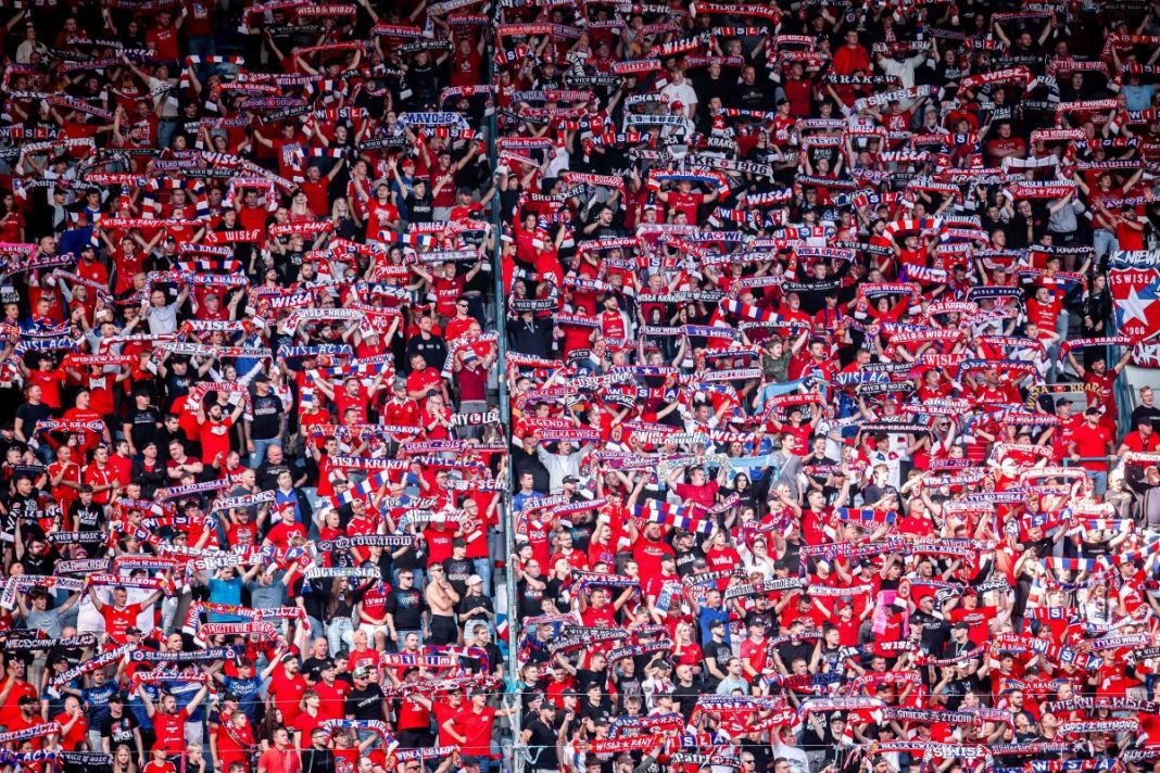 Kibice Wisły Kraków.