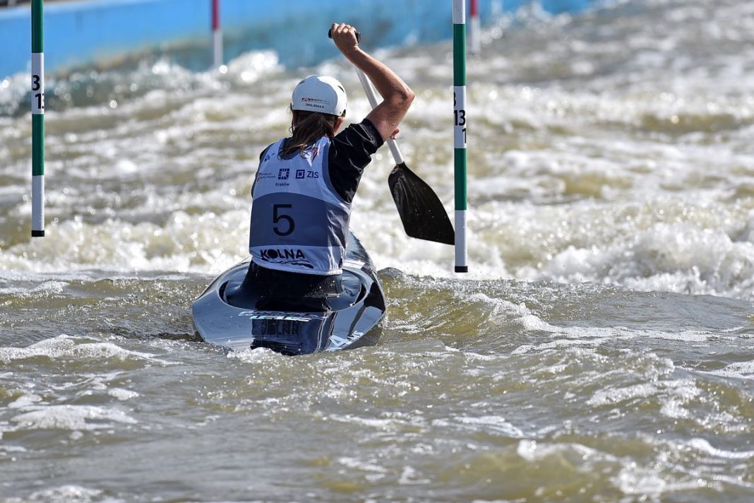 Klaudia Zwolińska w trakcie rywalizacji.
