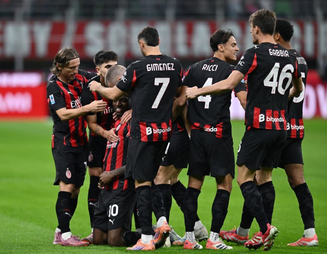 Radość piłkarzy Milanu.