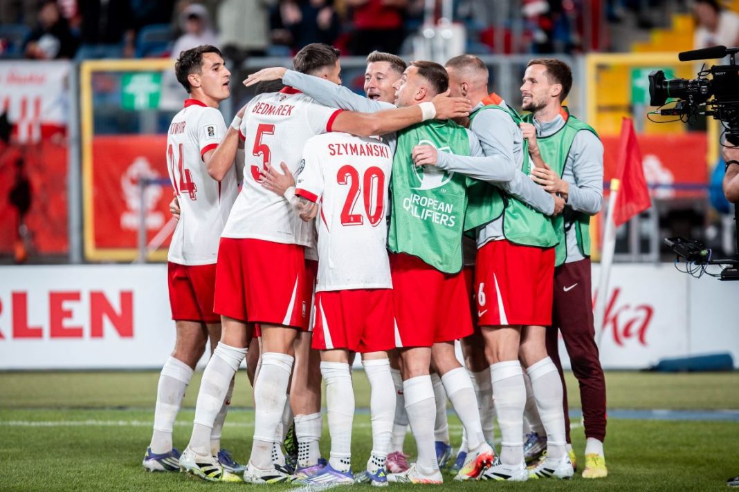 Radość reprezenantów Polski.