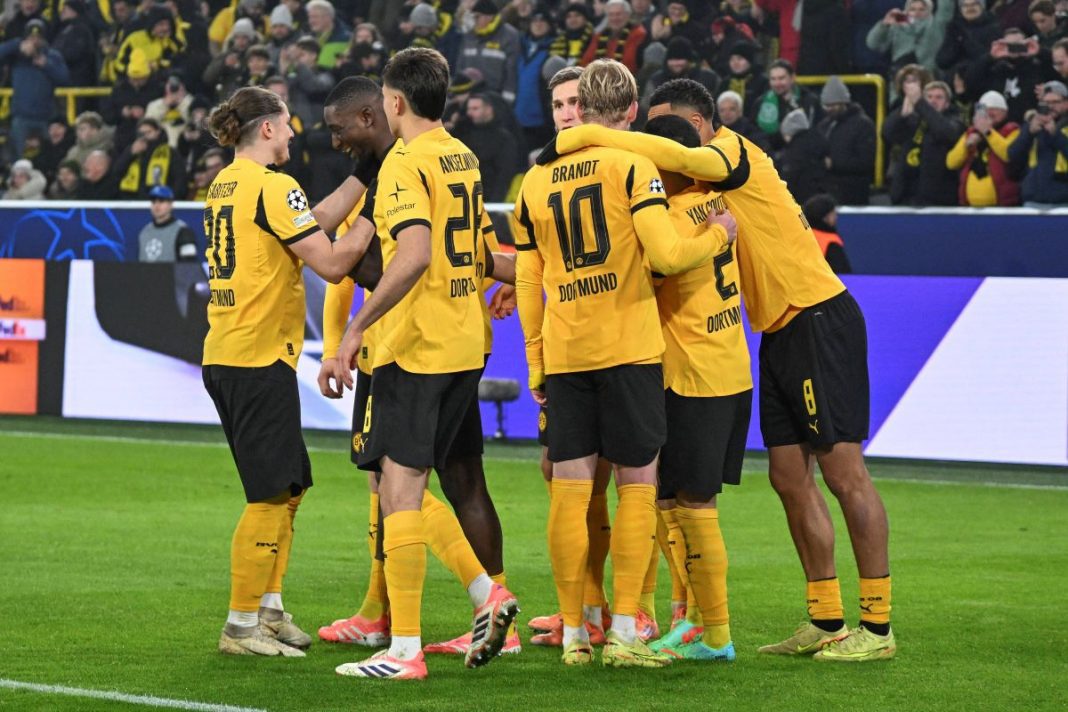 Radość piłkarzy Borussii Dortmund.