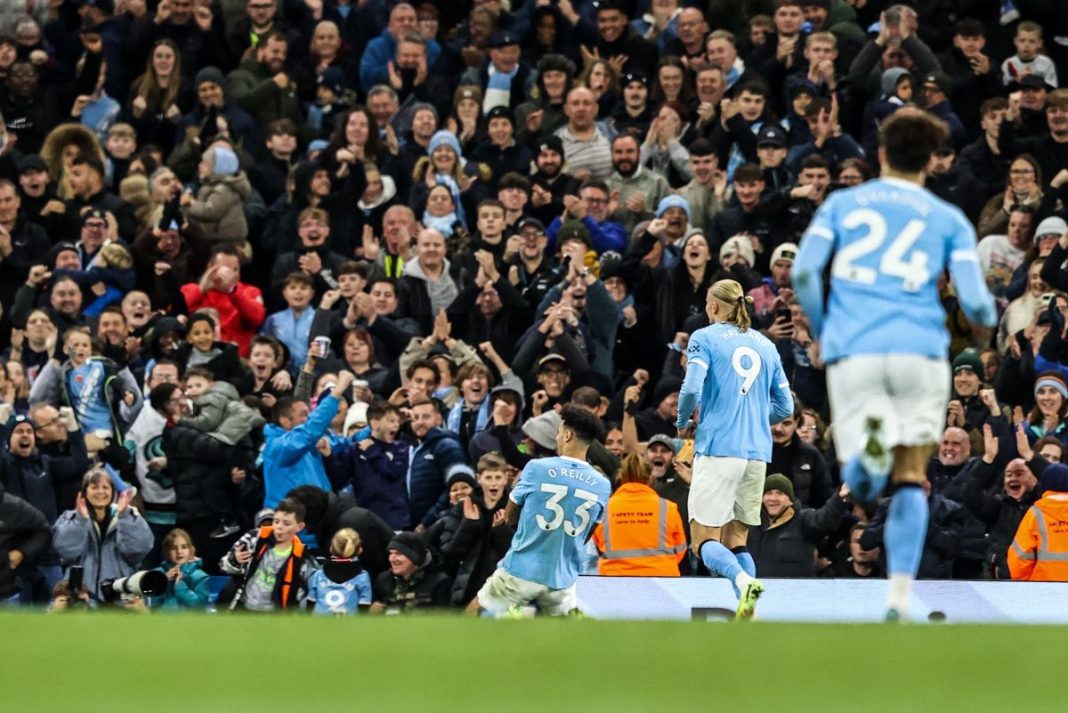 Radość piłkarzy Manchesteru City.
