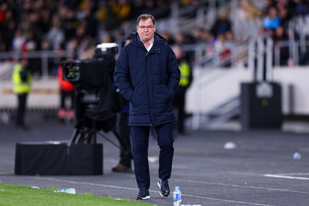 Jan Urban jako trener reprezentacji Polski.