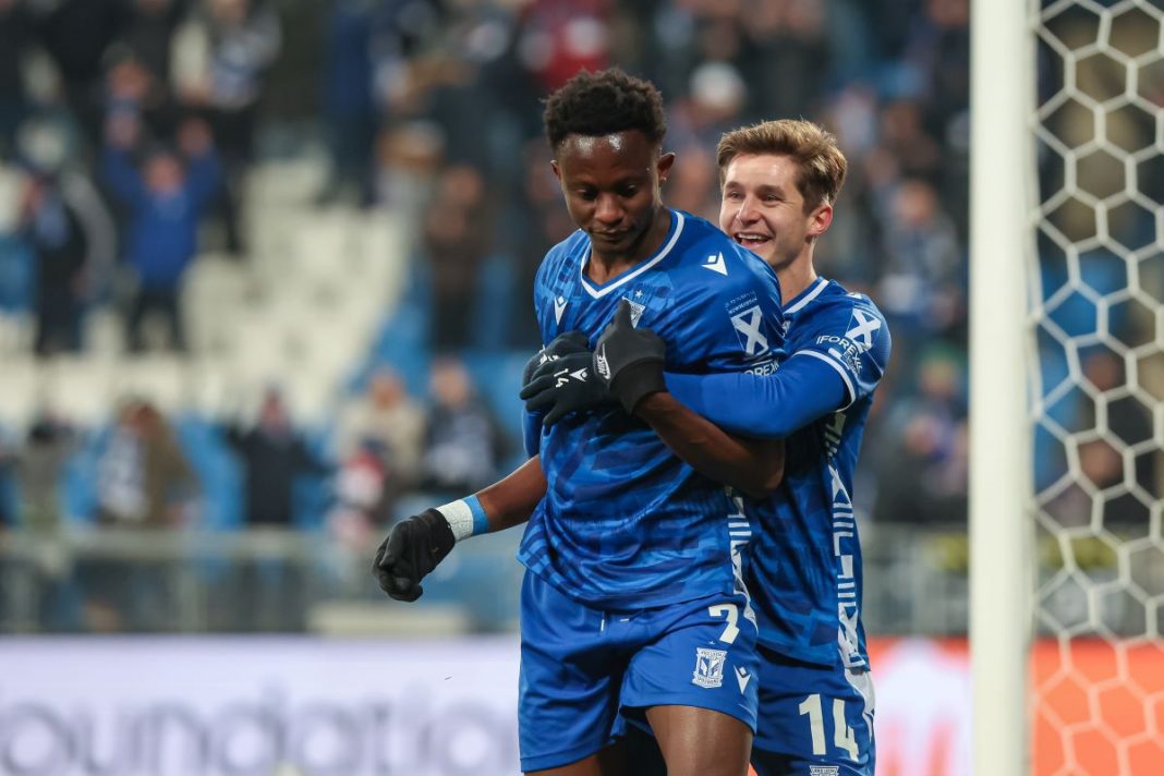 Radość piłkarzy Lecha Poznań.