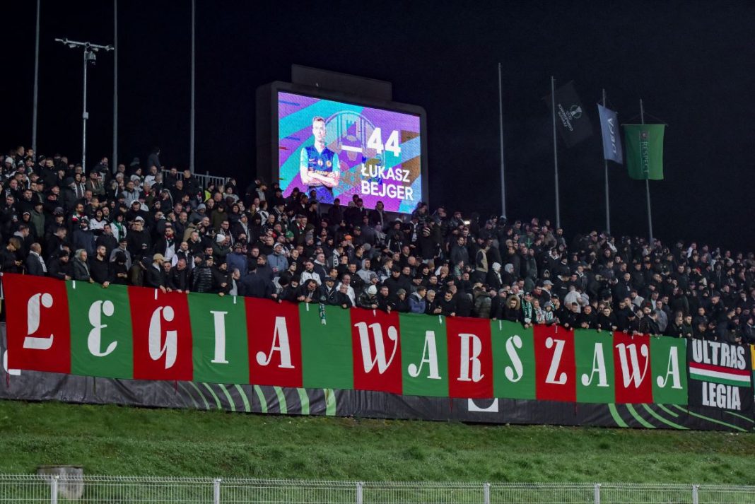 Kibice Legii Warszawa.