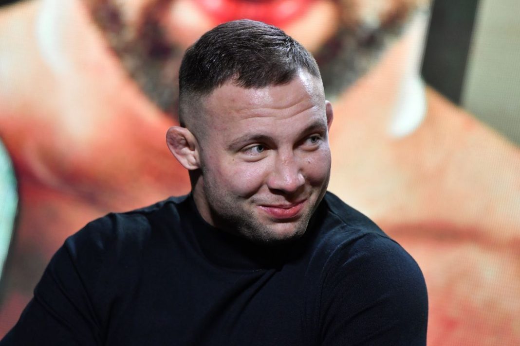 Adrian Bartosiński na konferencji KSW.