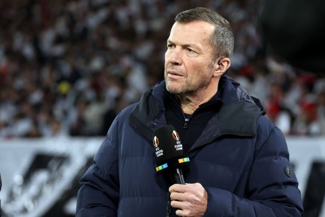 Lothar Matthaus jako ekspert telewizyjny.