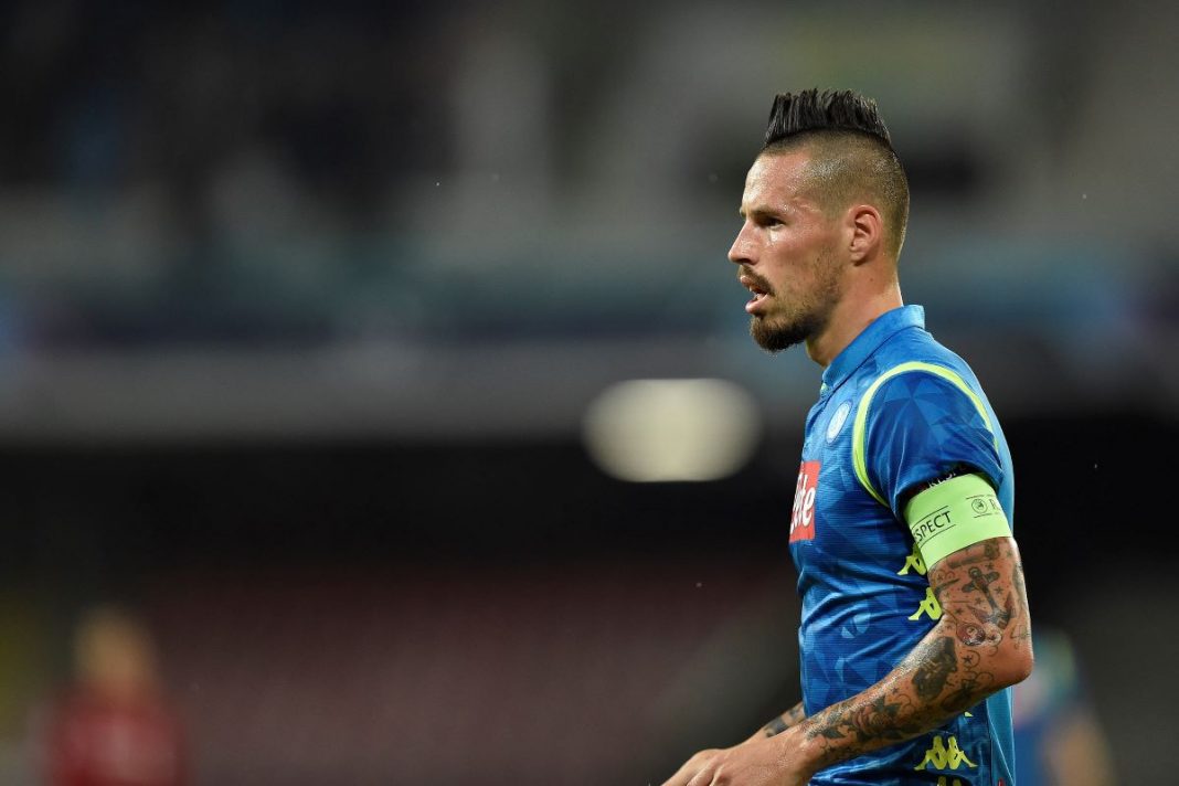 Marek Hamsik jako kapitan Napoli.