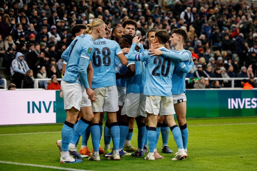 Radość piłkarzy Manchesteru City.