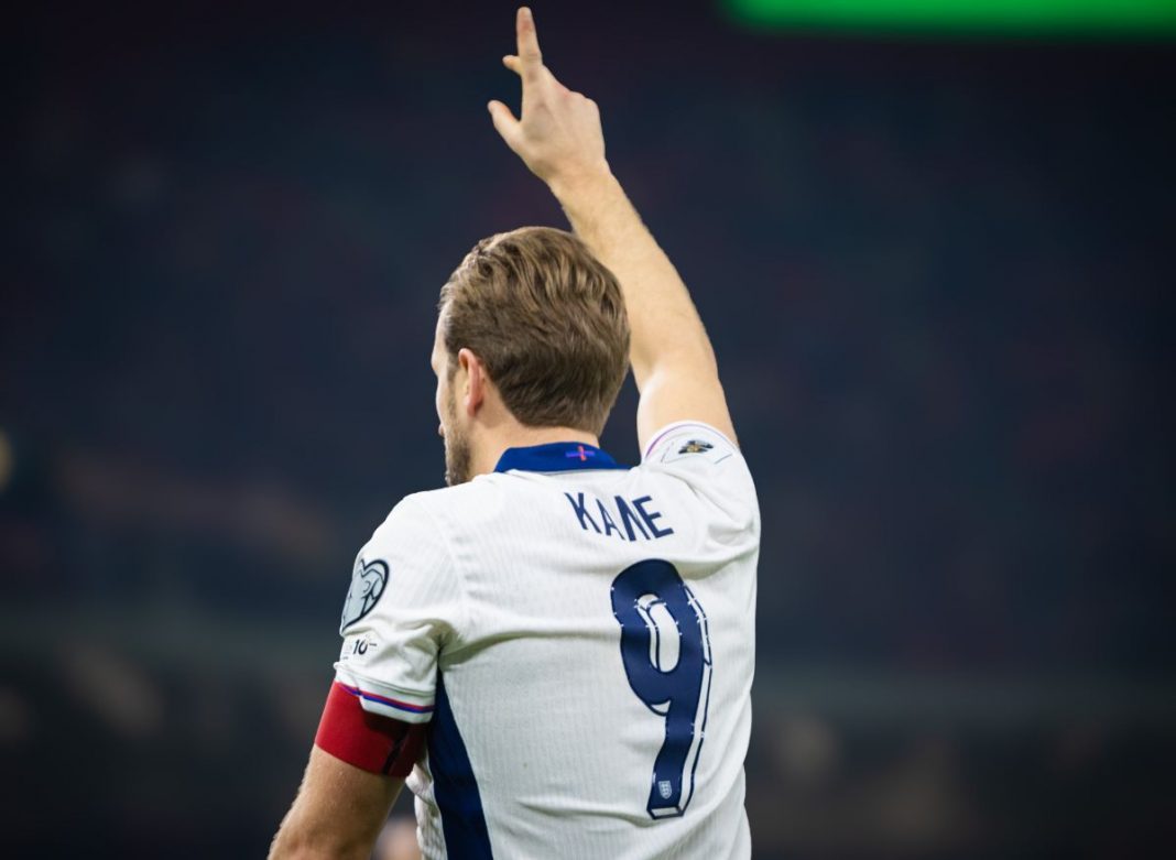 Harry Kane w reprezentacji Anglii.