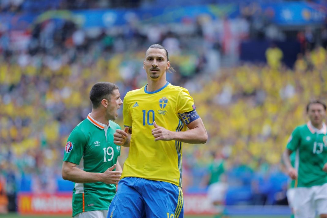 Zlatan Ibrahimović w reprezentacji Szwecji.
