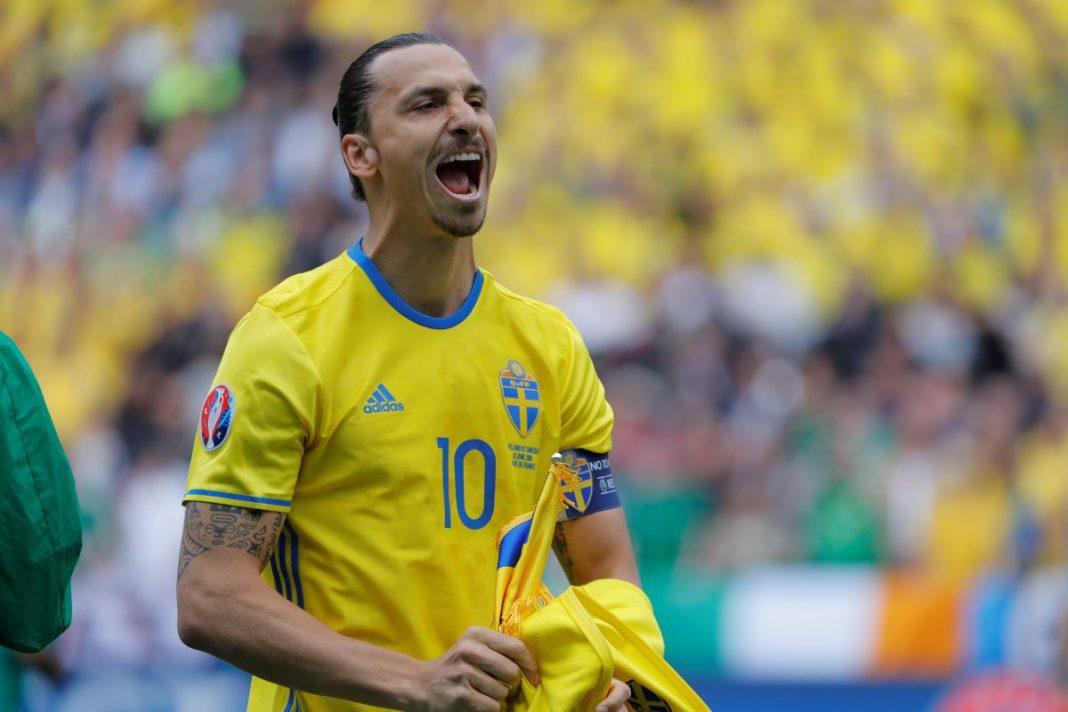 Zlatan Ibrahimović w reprezentacji Szwecji.