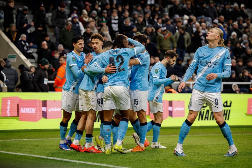 Radość piłkarzy Manchesteru City