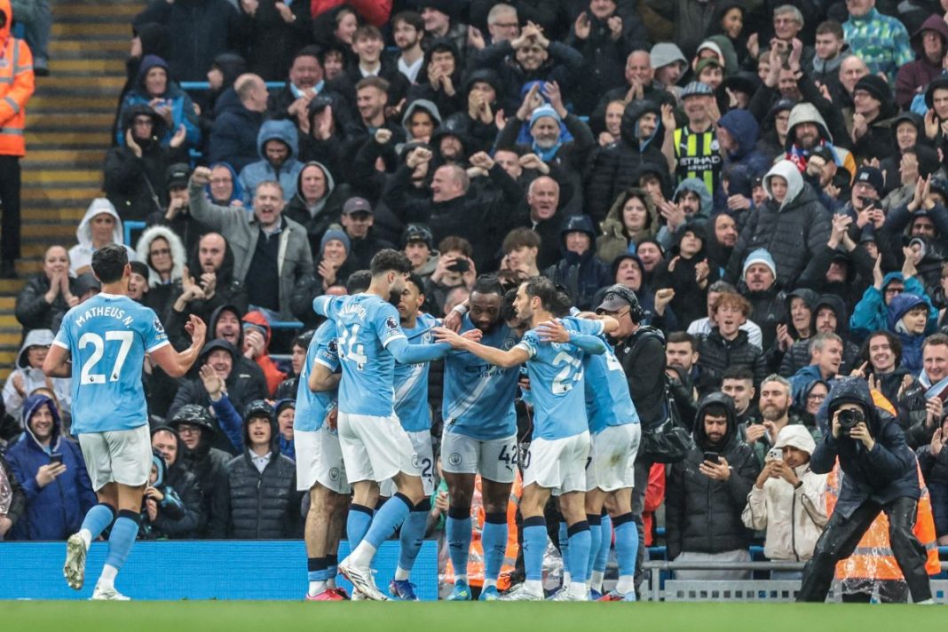 Radość piłkarzy Manchesteru City.