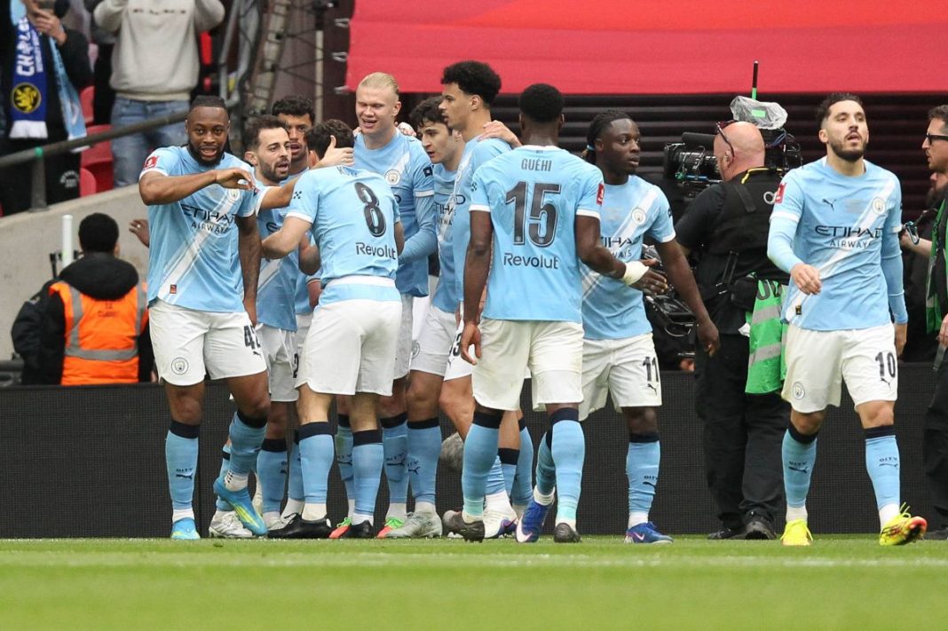 Radość piłkarzy Manchesteru City.