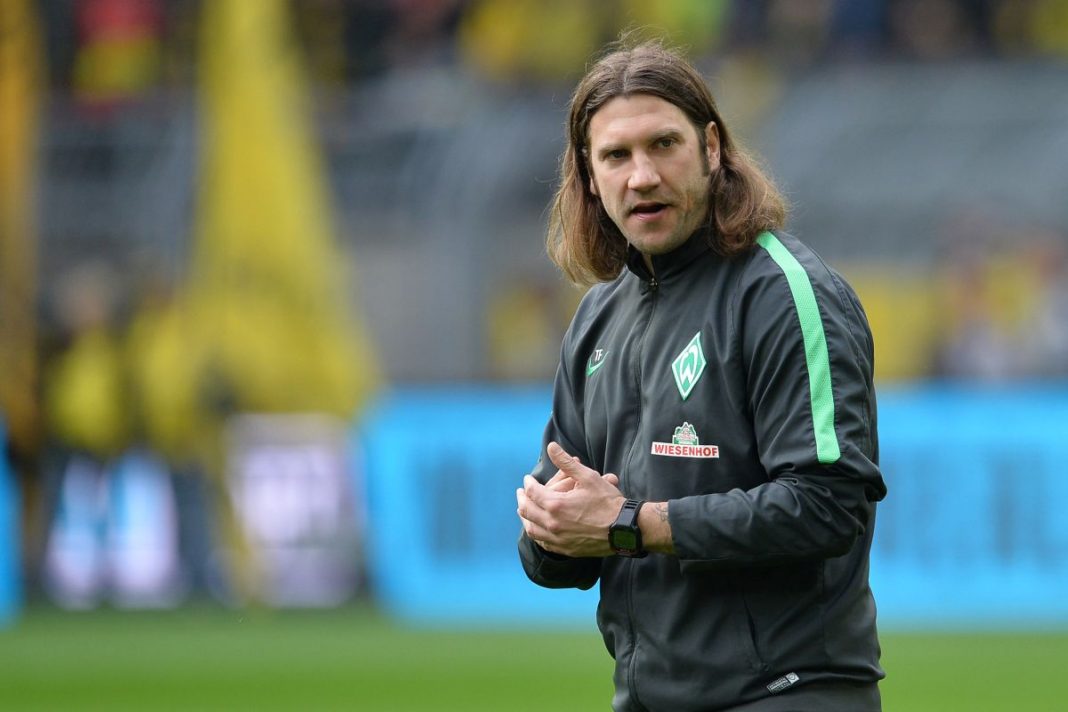 Torsten Frings jako trener Werderu Brema.