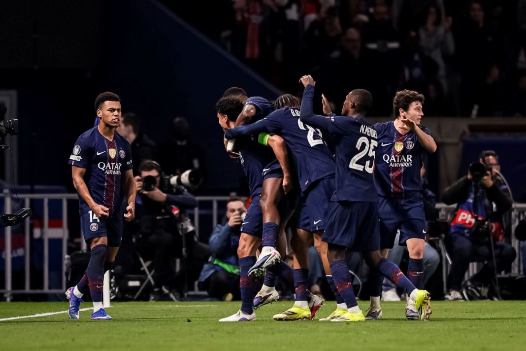 Radość piłkarzy PSG.