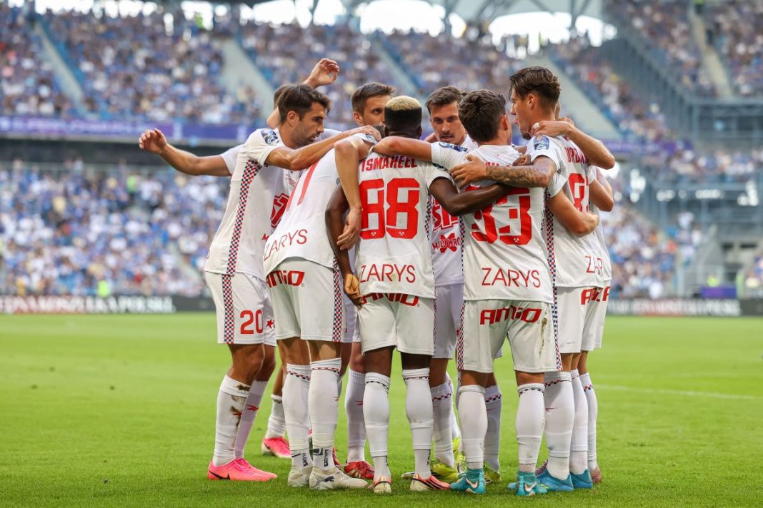 Radość piłkarzy Górnika Zabrze.