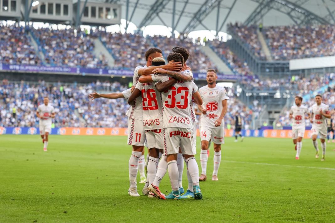 Radość piłkarzy Górnika Zabrze.