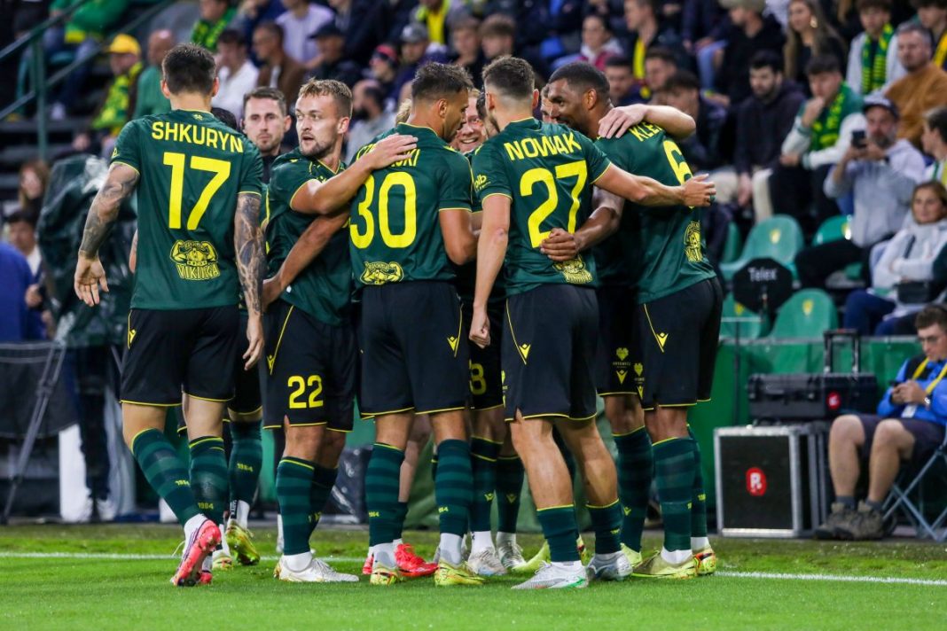 Radość piłkarzy GKS Katowice.