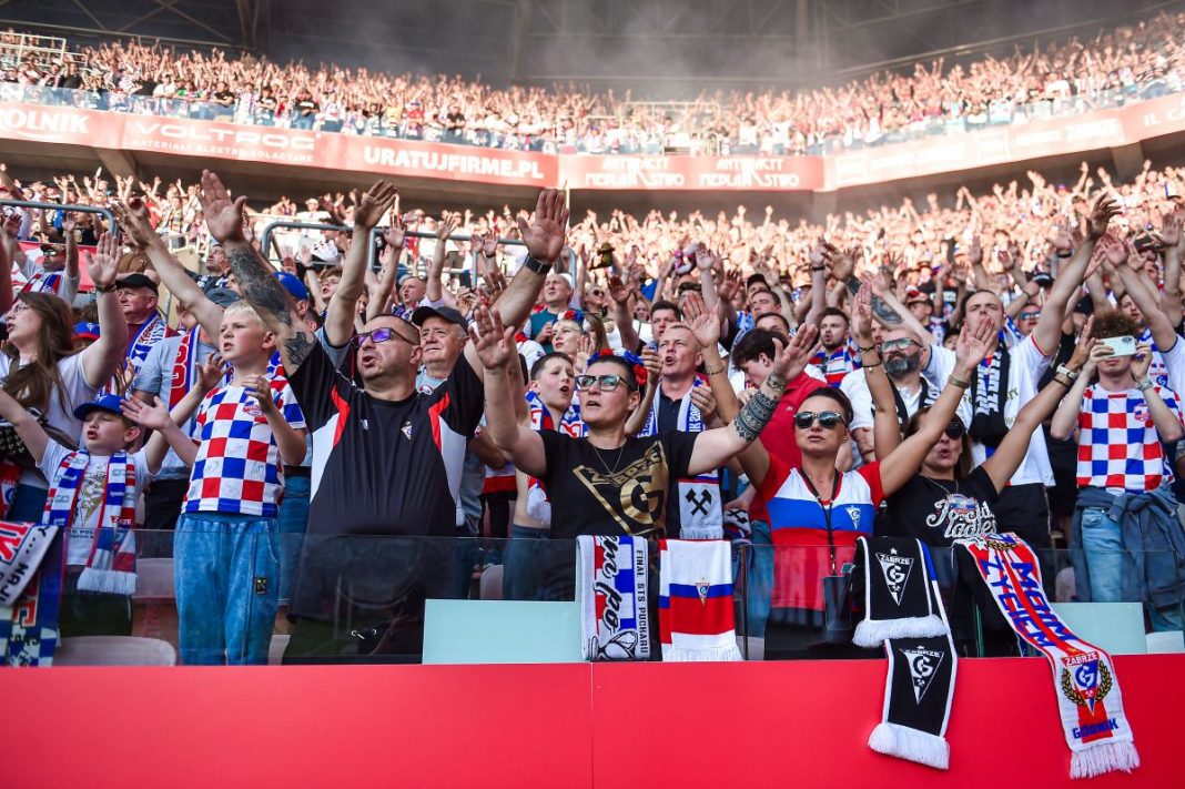 Kibice Górnika Zabrze.