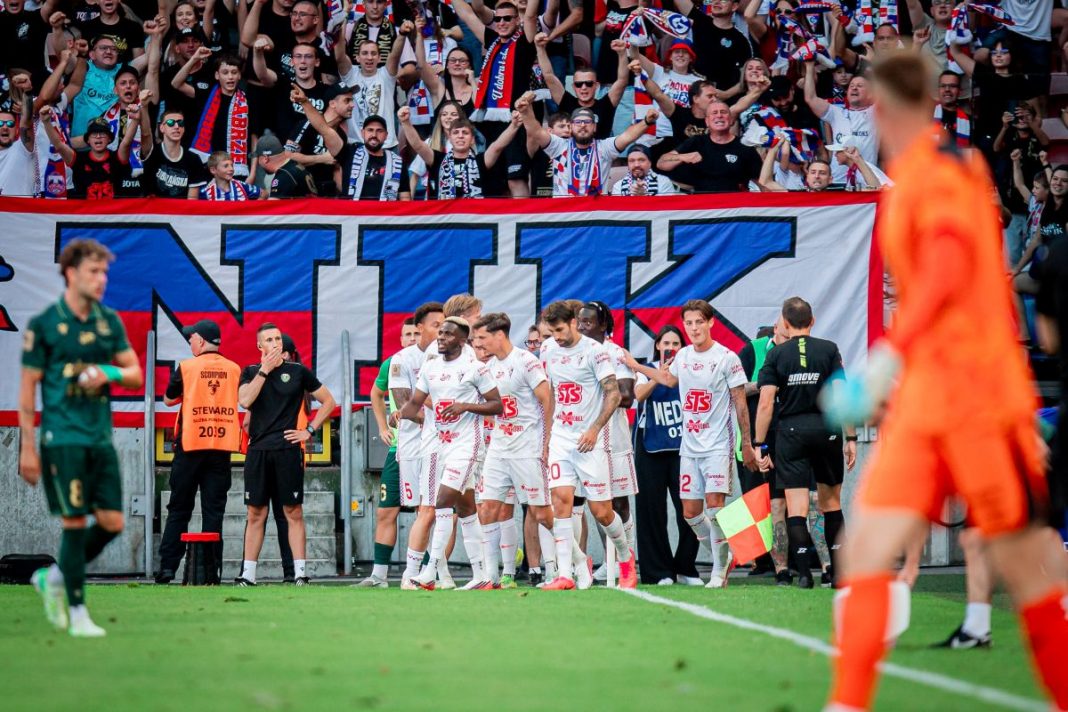 Radość piłkarzy Górnika Zabrze.