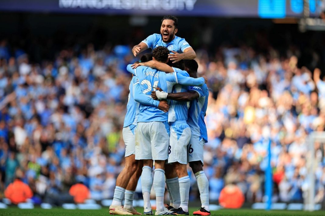 Radość piłkarzy Manchesteru City.