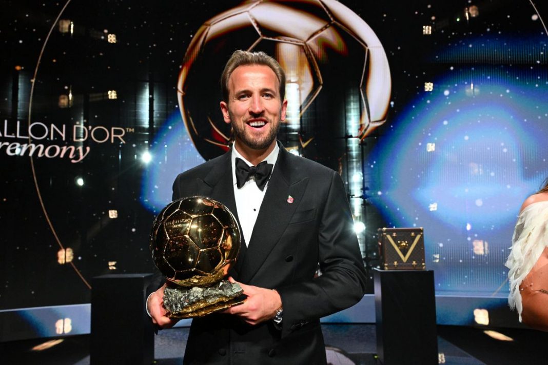 Harry Kane ze Złotą Piłką.